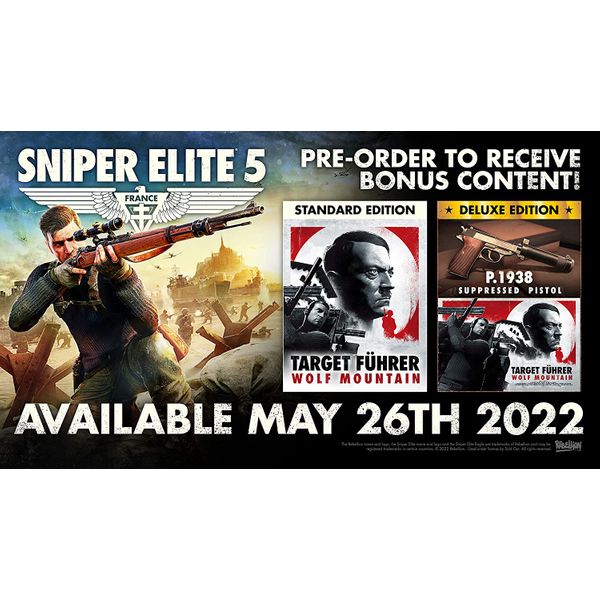 لعبة بلاي ستيشن 5 - Sniper Elite 5