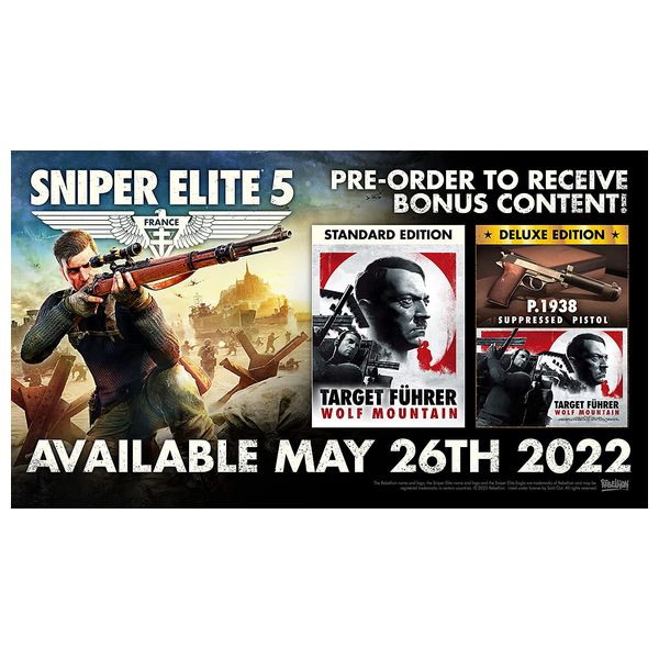 لعبة بلاي ستيشن 5 - Sniper Elite 5