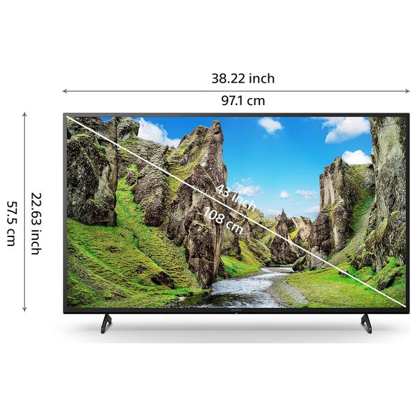  شاشة سوني 43" سمارت - ATV - 4K - LED TV - KD-43X75 