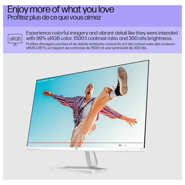  HP 27-Inch Series 5 527SA - Flat Monitor - 100Hz - 5ms Response Time - FHD 