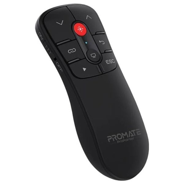 مؤشر عرض لاسلكي ليزر مع مستقبل منبروميت - اسود