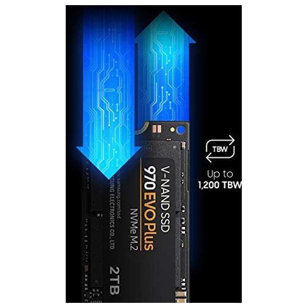 Samsung 970 EVO PLUS - 2TB - NVMe PCIe Internal SSD Hard Drive - Black 