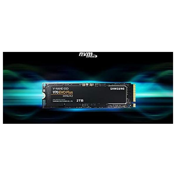  Samsung 970 EVO PLUS - 2TB - NVMe PCIe Internal SSD Hard Drive - Black 
