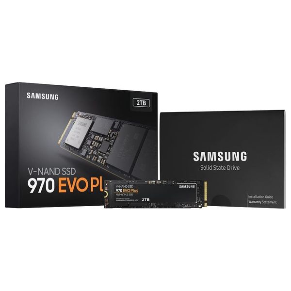  Samsung 970 EVO PLUS - 2TB - NVMe PCIe Internal SSD Hard Drive - Black 