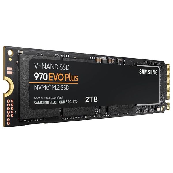  Samsung 970 EVO PLUS - 2TB - NVMe PCIe Internal SSD Hard Drive - Black 