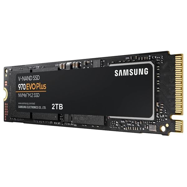  Samsung 970 EVO PLUS - 2TB - NVMe PCIe Internal SSD Hard Drive - Black 