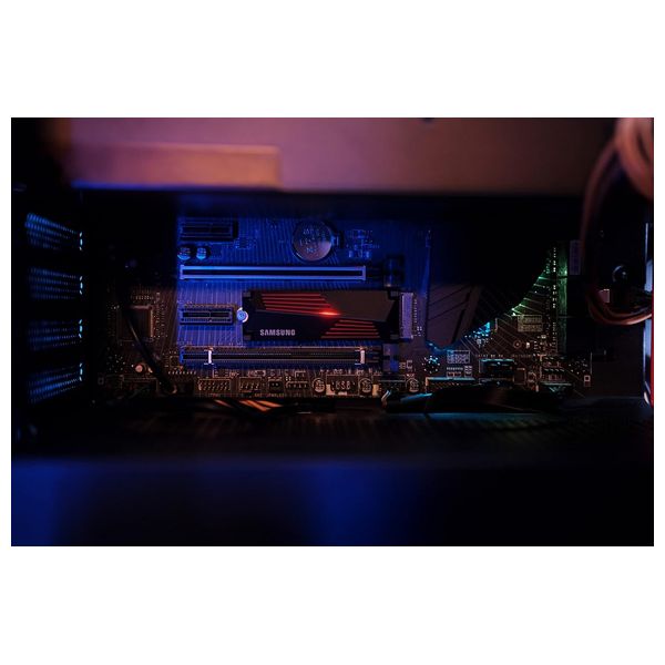  Samsung 990 Pro - 2TB - NVMe PCIe Internal SSD Hard Drive With Heatsink - Black 