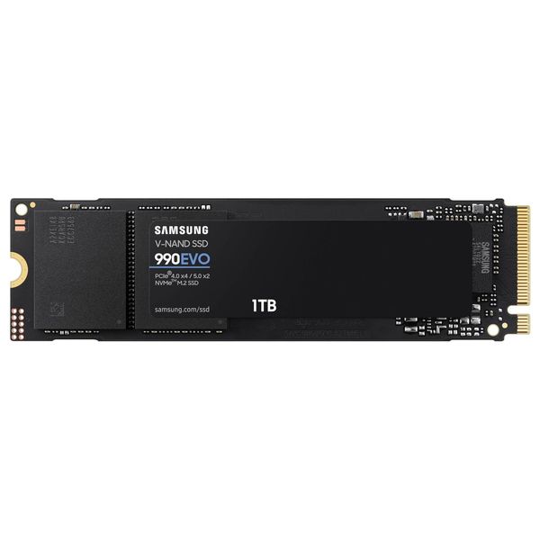 Elryan Samsung 990EVO 1TB NVMe PCIe Internal SSD Hard Drive Black