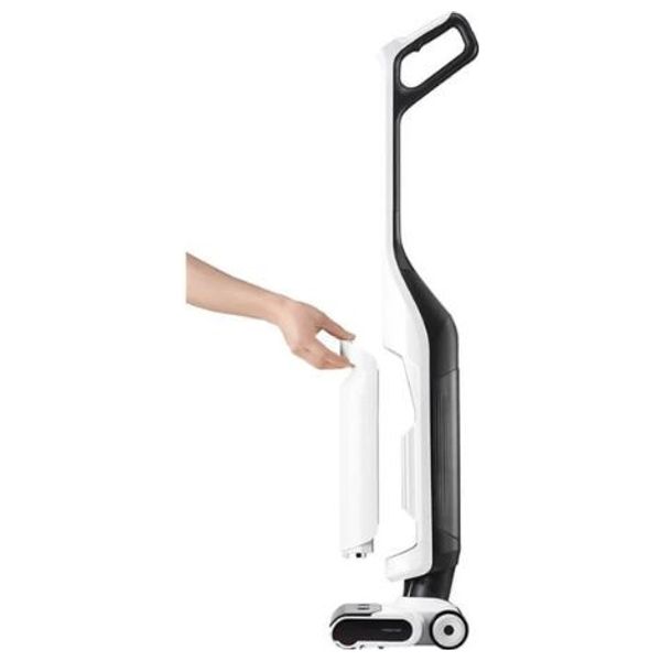  Roborock Flexi Lite - 17000 Pa Suction - Hot Water Self-Cleaning - 60-Min Hot Air Drying - 180° Flexible Design - 40-Min Runtime - White 