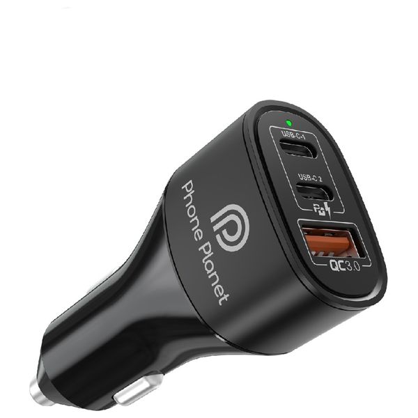  Phone Planet PP-CC04 - Car Charger - 60W - 2 Ports - Black 