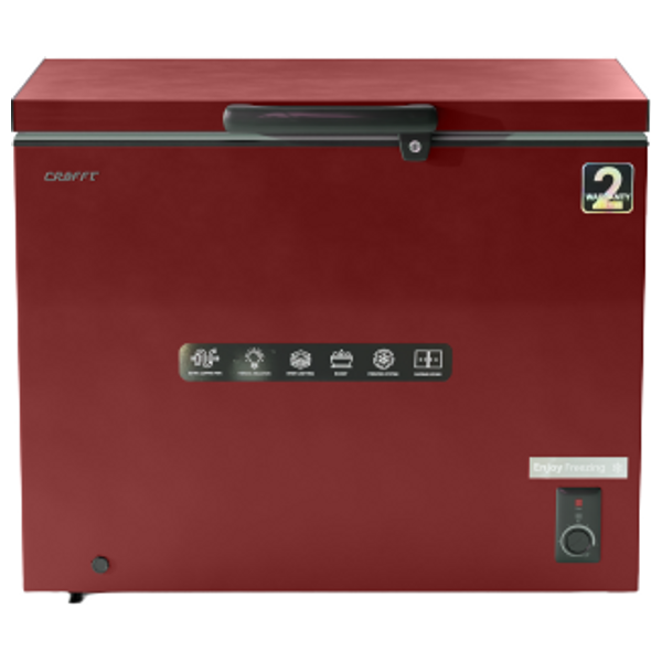 Elryan Crafft CRF300 14ft Chest Freezer Red