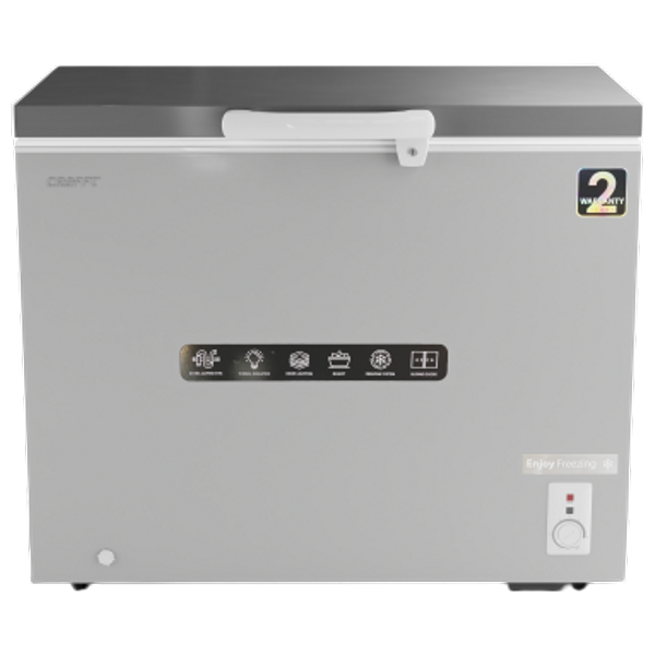 Crafft CRF-201 - 10ft - Chest Freezer - Grey