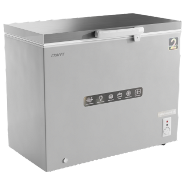  Crafft CRF-210 - 10ft - Chest Freezer - Gray 