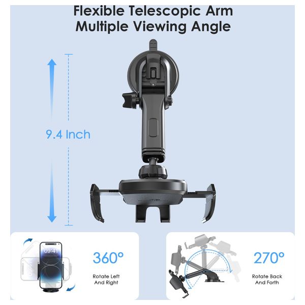  Phone Planet PP-HD01 - In-Car Holder - Black 