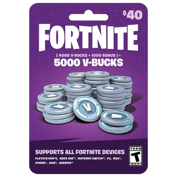  Fortnite Card 40$-US Account(PS4-X-One-Nintendo Switch) 