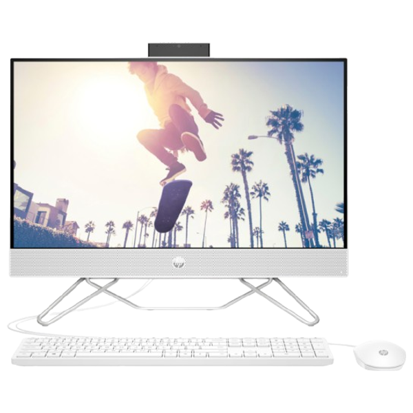  كمبيوتر مكتبي اتش بي 23.8-انج - Core i5-1235U - Integrated - دوز - 8كيكابايت/512 كيكابايت SSD - All-in-One 24-cb1471nh A7DA7EA 