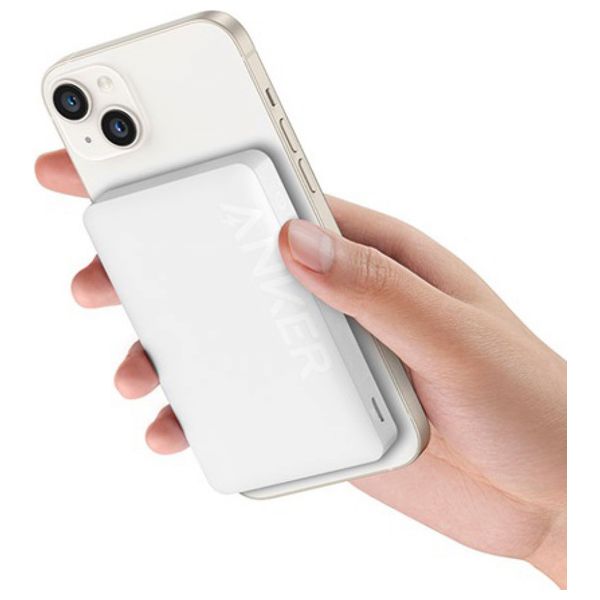 شاحن محمول وايرليس انكر - A1642H21 - 10000mah - ابيض