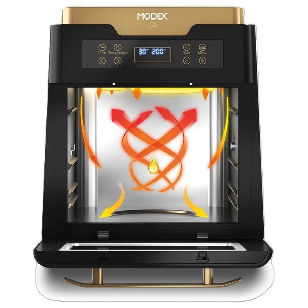  Modex AF1012 - 5-In-1 Multi-Function Air Fryer - 1700 W - 12 L - Black 