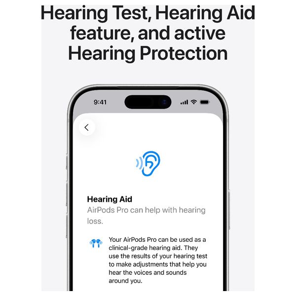 Apple AirPods Pro 3 Bluetooth Headphone In Ear  - Active Noise Cancellation - Heart Rate Sensor - Live Translation - White - Pre-Order