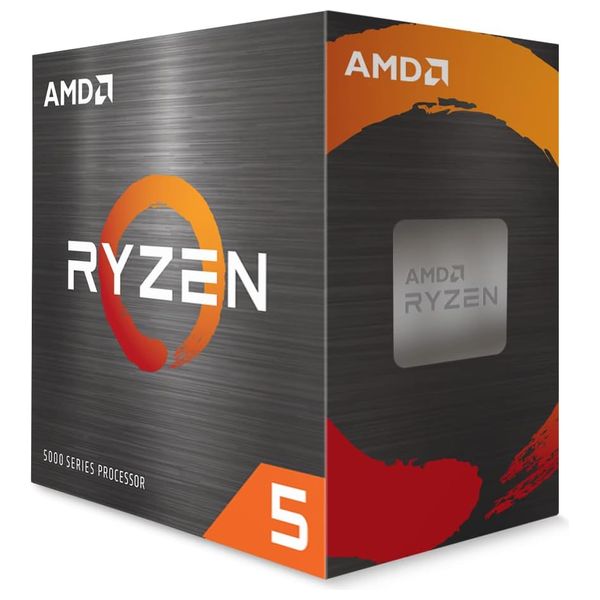  معالج AMD Ryzen 5 5500 مع العلبة - سداسي النواة - 12 خيط - مقبس AM4 - سرعة اساسية 3.6 كيكاهيرتز - 65 واط 