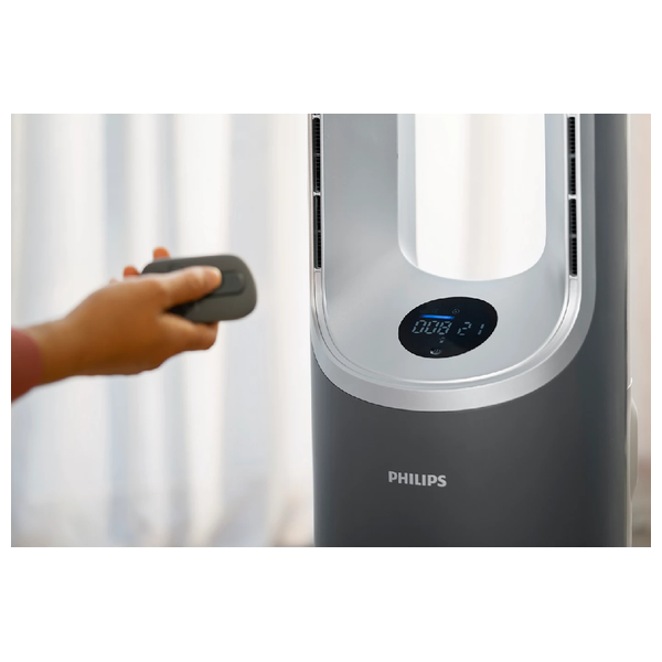 Philips AMF870 - 3-in-1 Air Purifier, Cooling Fan & Heater - Gray