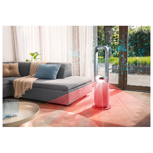 Philips AMF870 - 3-in-1 Air Purifier, Cooling Fan & Heater - Gray