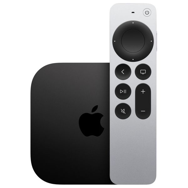  ابل تي في - MN893AE/A الجيل الثالث 4K واي فاي + إيثرنت - 128 كيكاابايت - اسود 