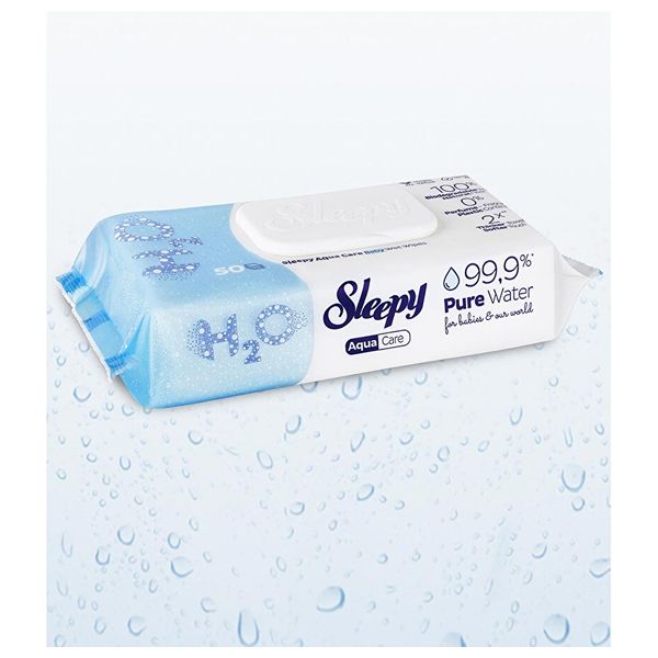  مناديل سليبي أكوا كير - 50 منديل 