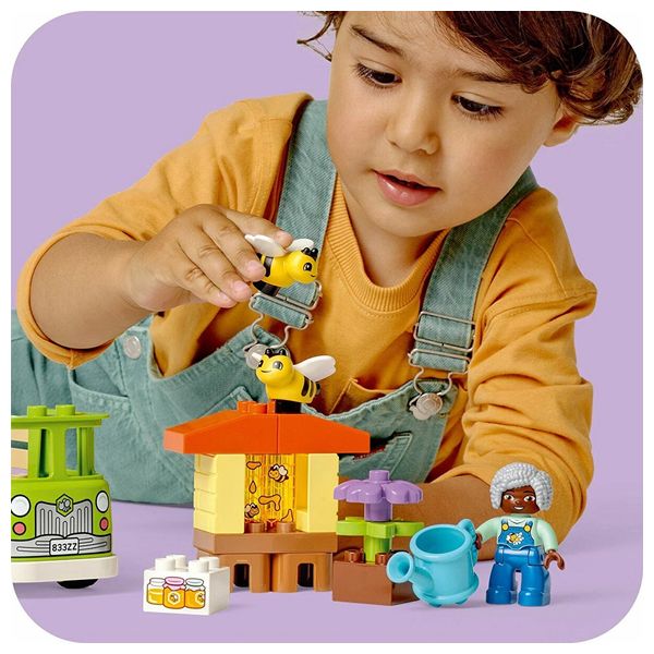  لعبة ليغو دوبلو تربية النحل وخلايا العسل للأطفال 