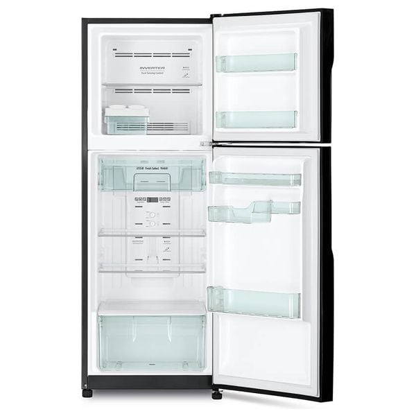 Hitachi HRTN5230MBBKIQ - 10ft - Conventional Refrigerator - Black