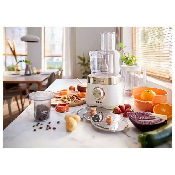 محضرة طعام فيليبس - HR7520/01 - ابيض