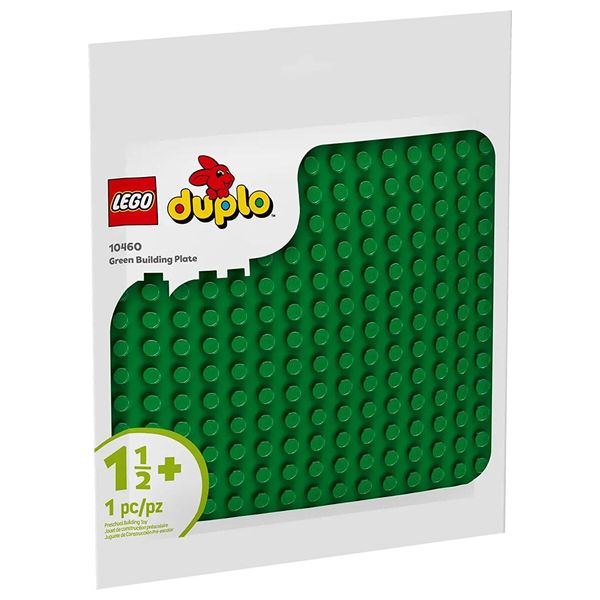 LEGO DUPLO Green Building Base Plate for Kids - Sturdy Construction Base