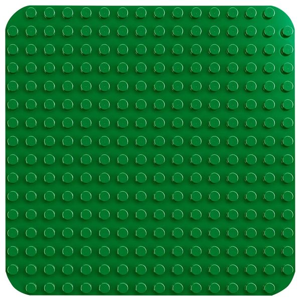 LEGO DUPLO Green Building Base Plate for Kids - Sturdy Construction Base