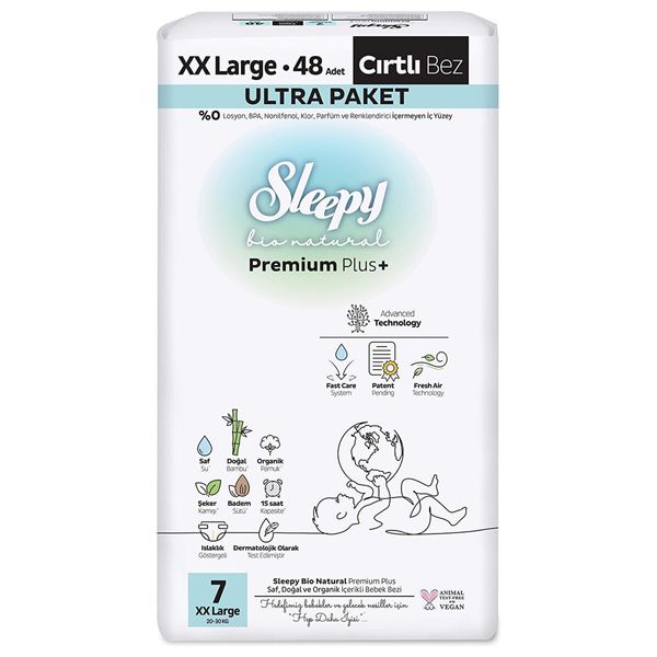 Sleepy Baby Diapers - Size 7 - 48 Diapers