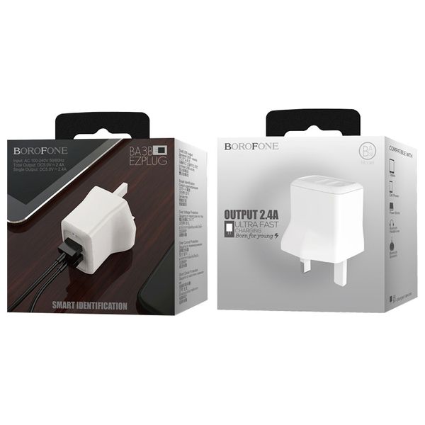 شاحن بوروفون - BA3B - ابيض