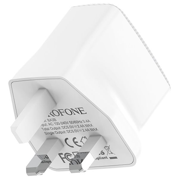 شاحن بوروفون - BA3B - ابيض