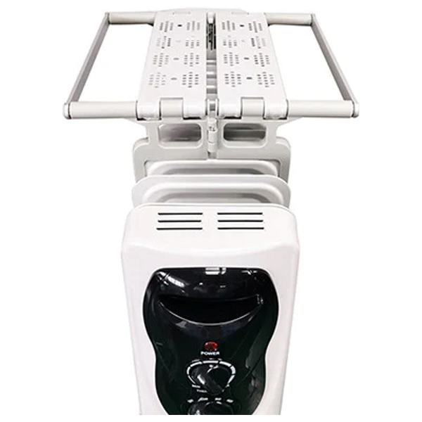  Alhafidh Heater - OHHA-13LWBF - Oil-Filled Radiator - White 