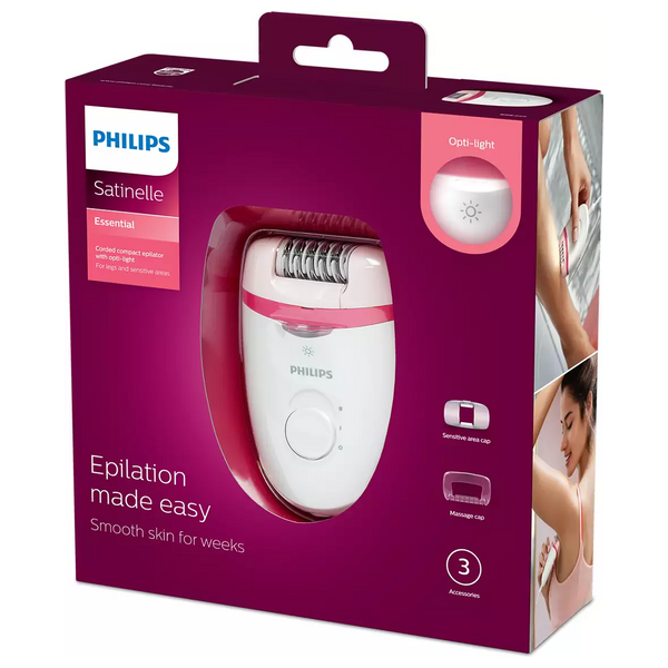  Philips BRE255 - Satinelle Epilator - White 