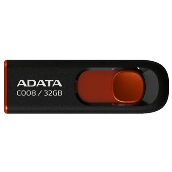 ADATA C008 USB 2.0 - 32GB - USB Flash Drive - Black