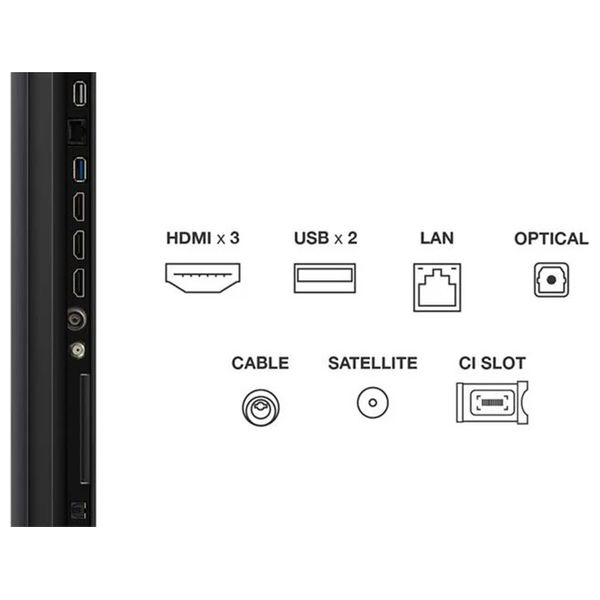  شاشة تي سي ال 55-انج فئة C6KS - سمارت - 4K - QD-Mini LED - إصدار 2025 - 60 هيرتز 
