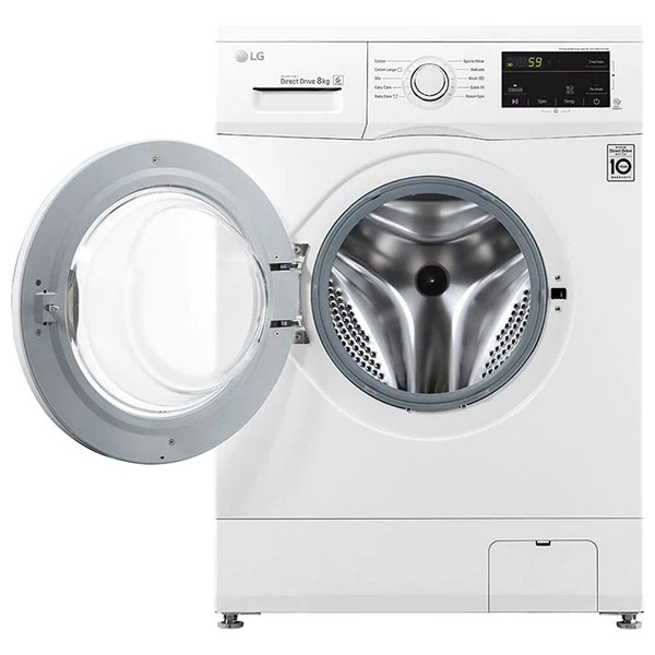  LG WJ1408NTP - 8Kg - 1400RPM - Front Loading Washing Machine - White 