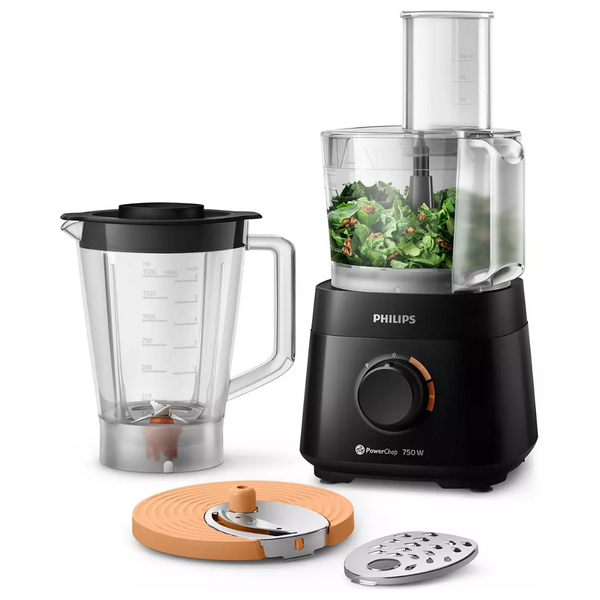 Philips HR7301/90 - Food Processor - Black