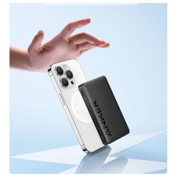 شاحن محمول وايرليس انكر - A1642H11 - 10000mah - اسود