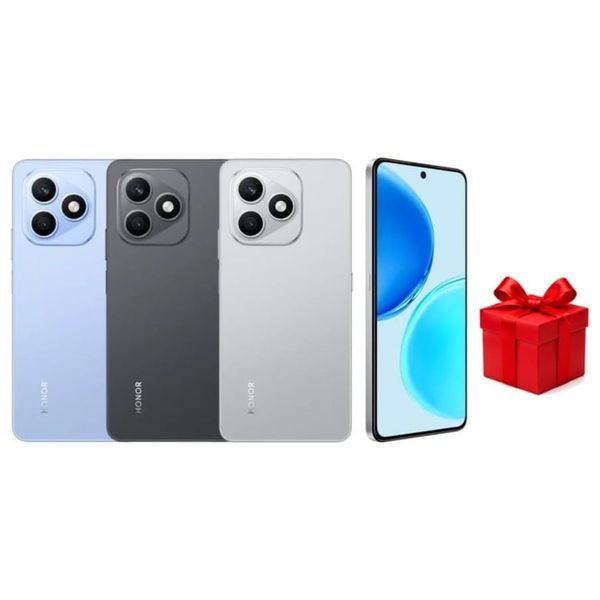 هونر X8d - دبل سيم - شاشة 6.77 بوصة أموليد - سناب دراغون 6s 4G الجيل الثاني - بطارية 7000 مللي أمبير بالساعة، شحن 45 واط، ميزات ذكاء اصطناعي + هدية مجانية