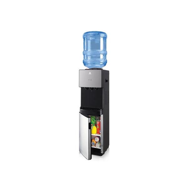 Alhafidh DHA-58SSB - Water Dispenser With Refrigerator - Silver