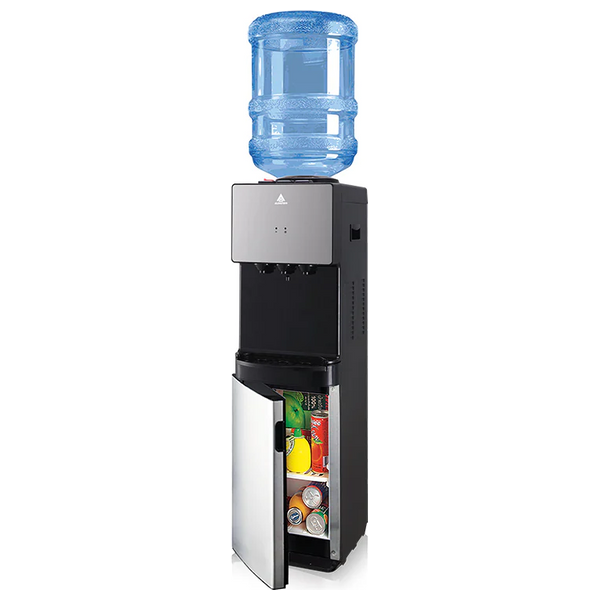 Alhafidh DHA-58SSB - Water Dispenser With Refrigerator - Silver