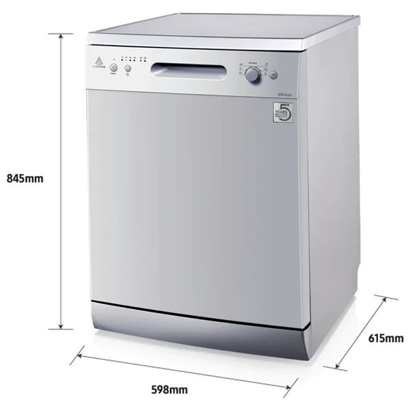 Alhafidh DW141SV -14 Sets - Dishwasher - Silver