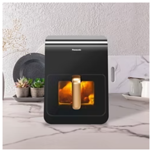  Panasonic NF-CC600AUA - Air Fryer with Gentle Steam - 1450W - 6L - Black 