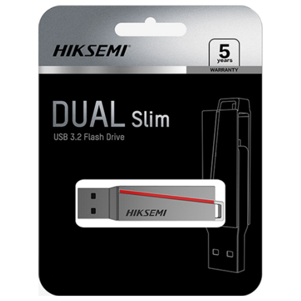  Hiksemi E307 - 32GB - USB Flash Drive - Silver 