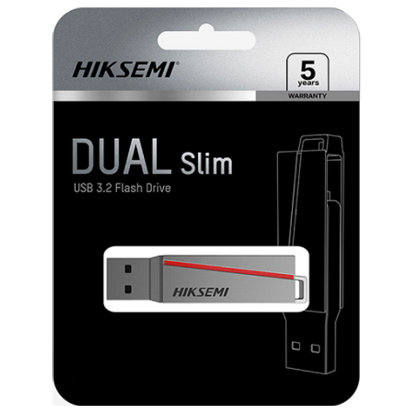 Hiksemi E307 - 32GB - USB Flash Drive - Silver